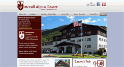 Desktop Screenshot of mittersillresort.com